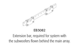 QSC Audio QSC EB3082 Extension Bar