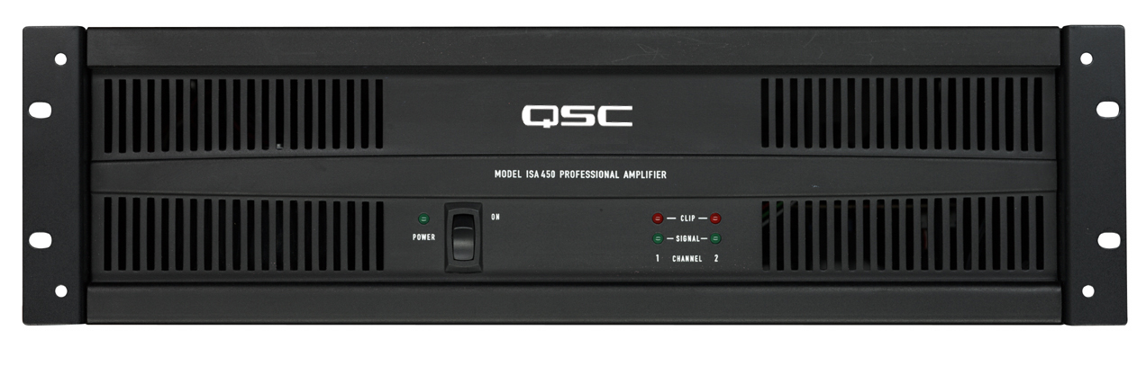 QSC ISA450 Installed System Power Amplifier - view 2