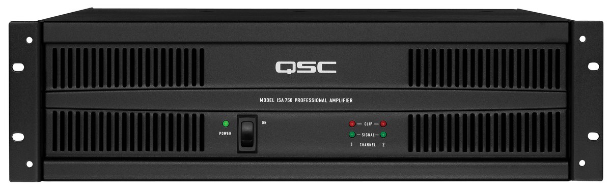 QSC ISA750 Installed System Power Amplifier - view 2