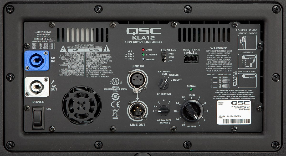 QSC KLA12 Active Line Array Loudspeaker - view 4