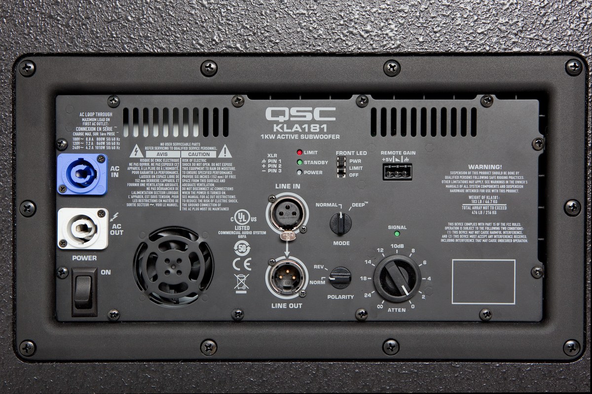 QSC KLA181 Active Line Array Subwoofer - view 2