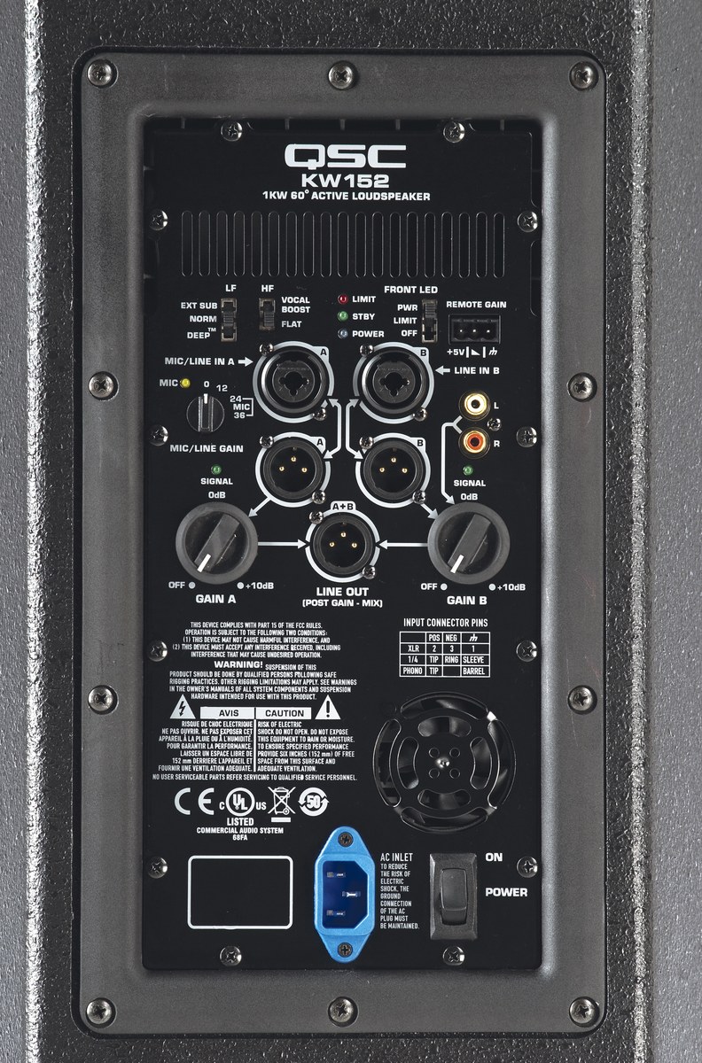 QSC KW152 15 Inch Powered Loudspeaker - view 4