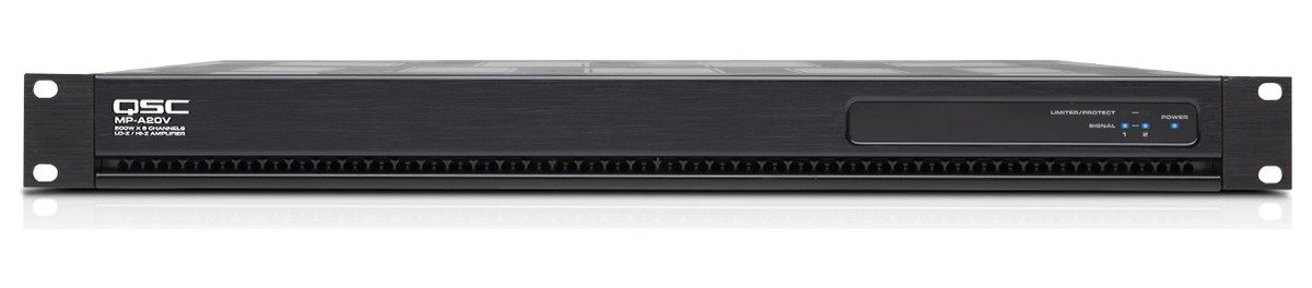 QSC MP-A20V Two Channel Install Power Amplifier - view 2