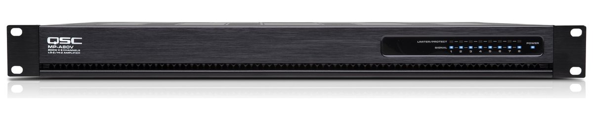 QSC Audio QSC MP-A80V Eight Channel Music and Paging Amplifier