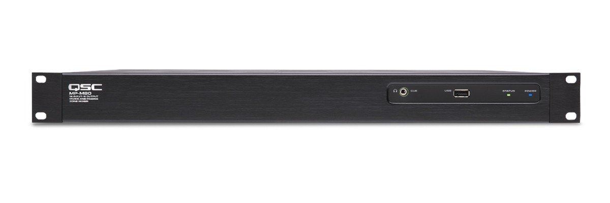 QSC MP-M80 16x8 Music and Paging Zone Mixer - view 2