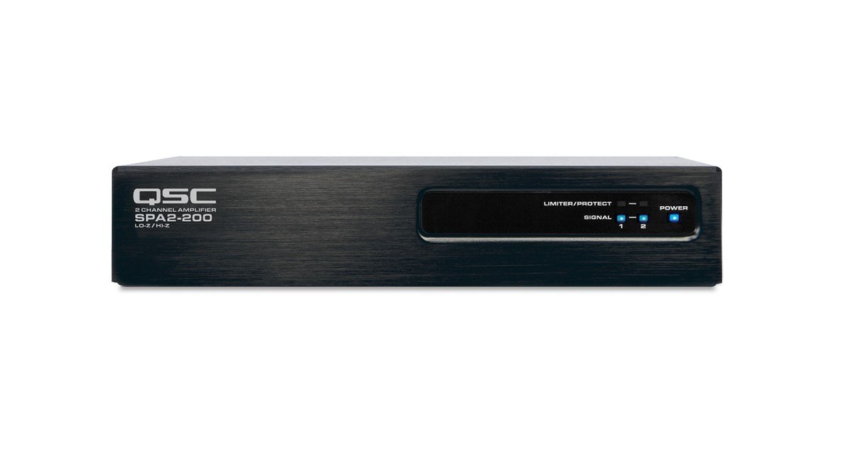 QSC SPA2-200 Two Channel Commercial Amplifier - view 2