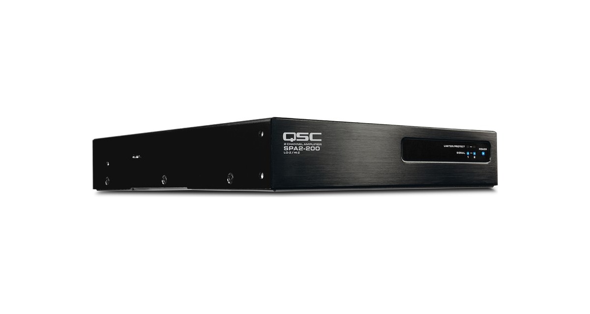 QSC SPA2-200 Two Channel Commercial Amplifier - view 3