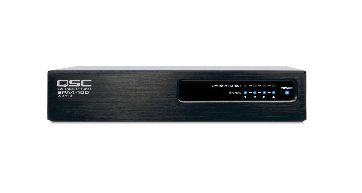 QSC SPA4-100 Four Channel Commercial Amplifier - view 2