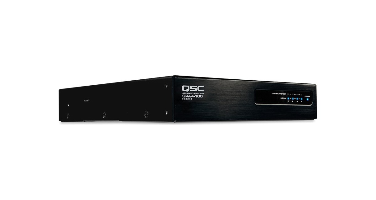 QSC SPA4-100 Four Channel Commercial Amplifier - view 3