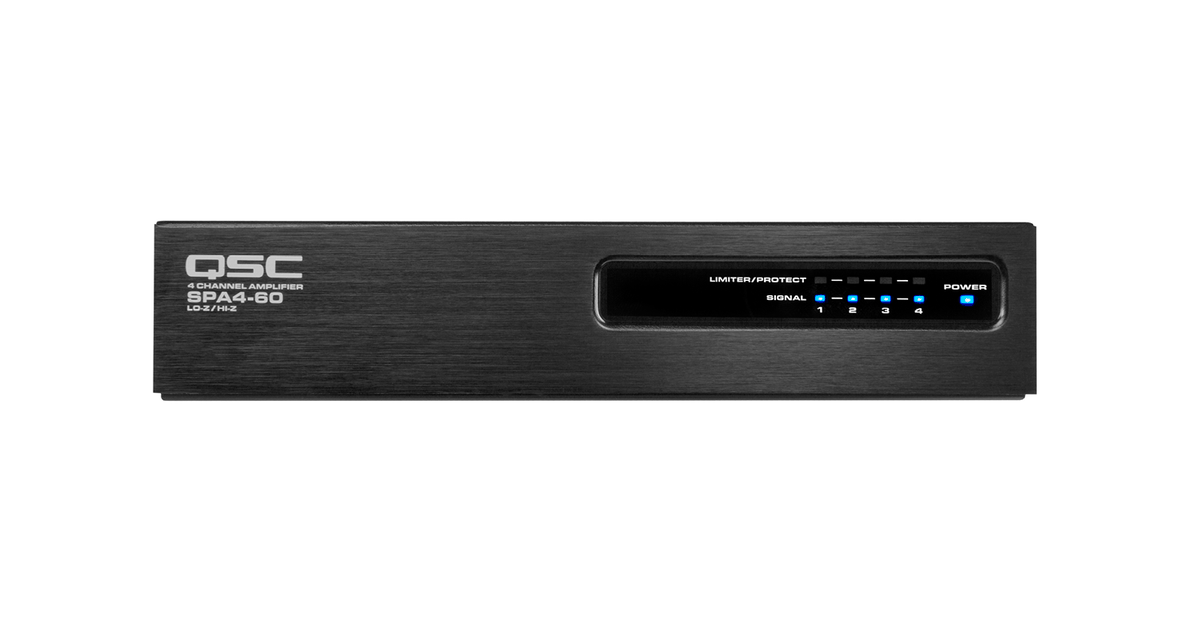 QSC SPA4-60 Four Channel Commercial Amplifier
