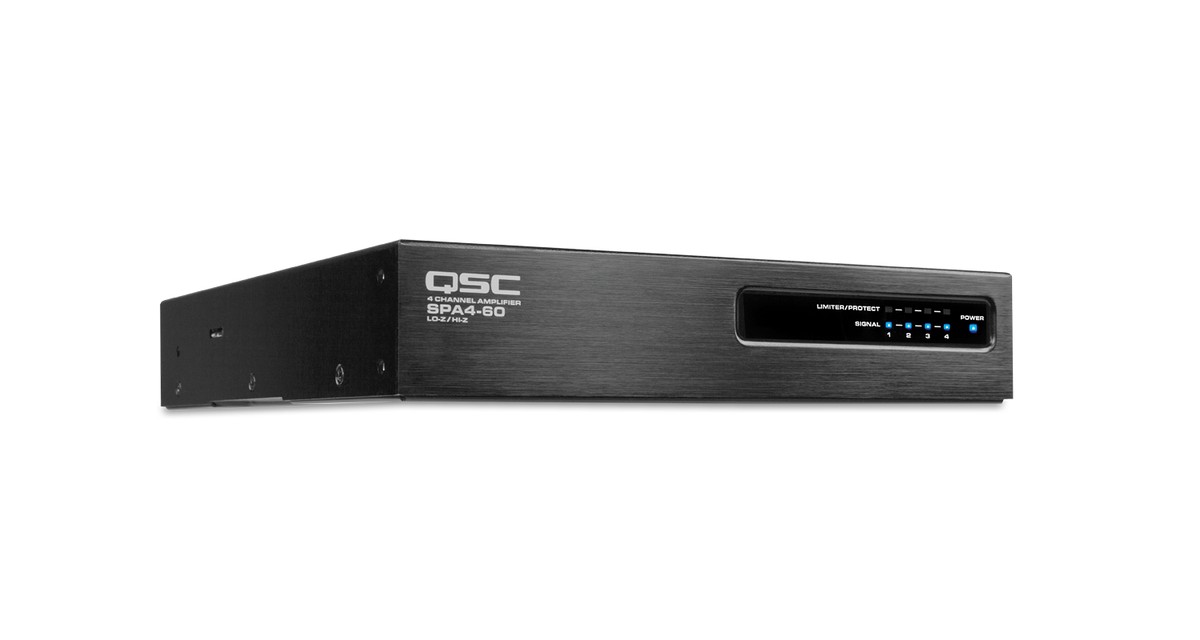 QSC SPA4-60 Four Channel Commercial Amplifier - view 2