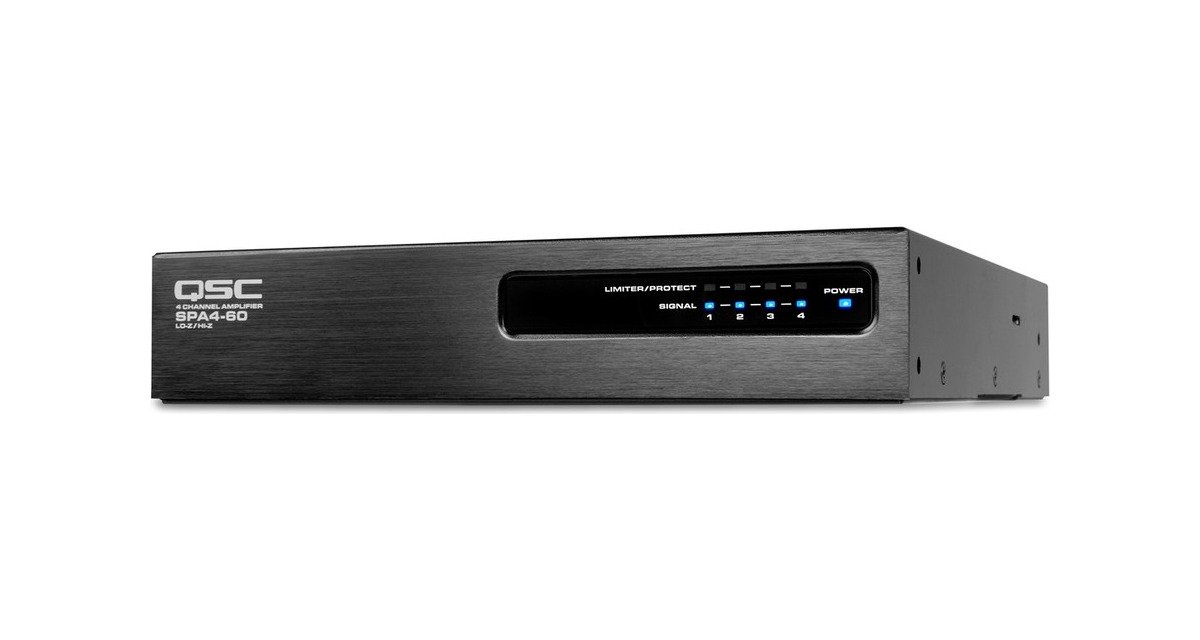 QSC SPA4-60 Four Channel Commercial Amplifier - view 3