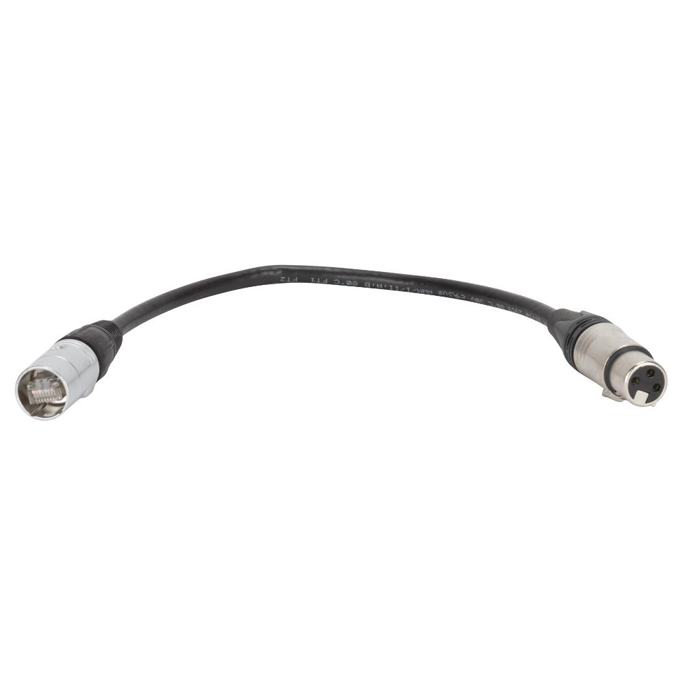 RCF CBL Ethercon to XLR 0.2 m RDNet Adapter Cable