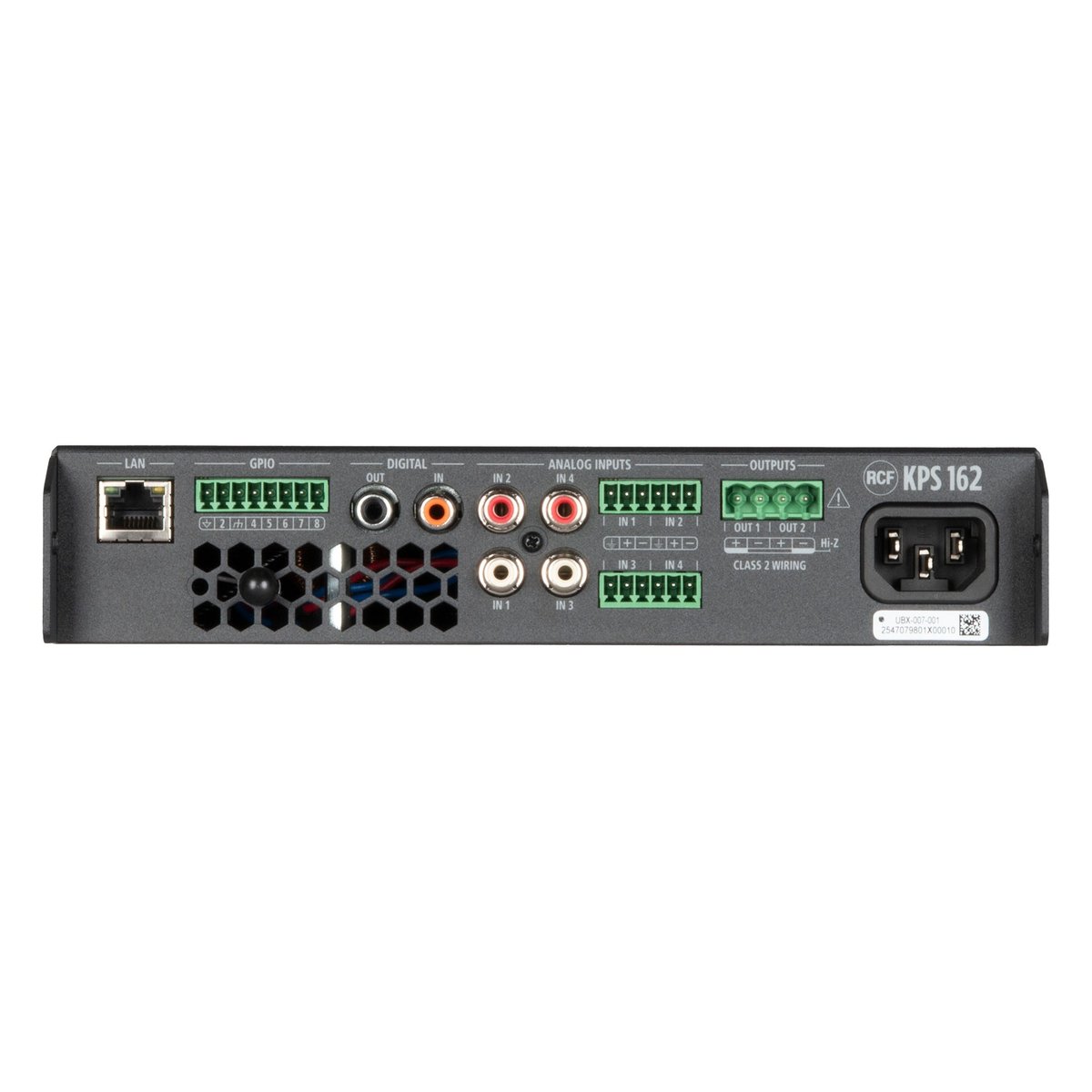 RCF KPS 162 2-Channel Install Amplifier with DSP - view 3