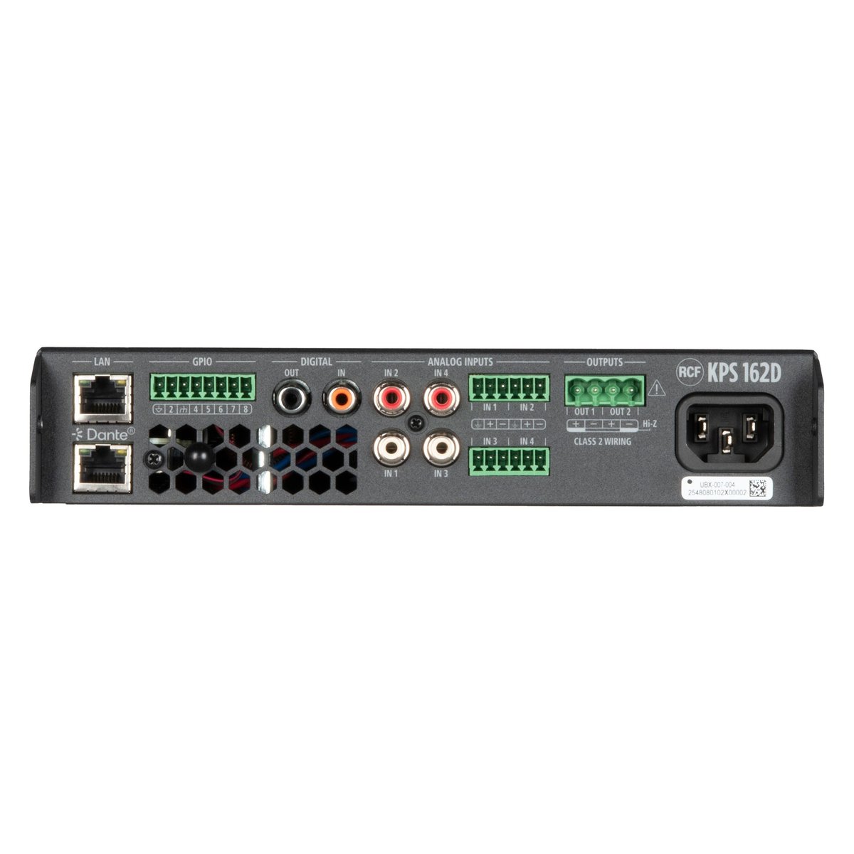 RCF KPS 162D 2-Channel Install Amplifier with DSP - view 3