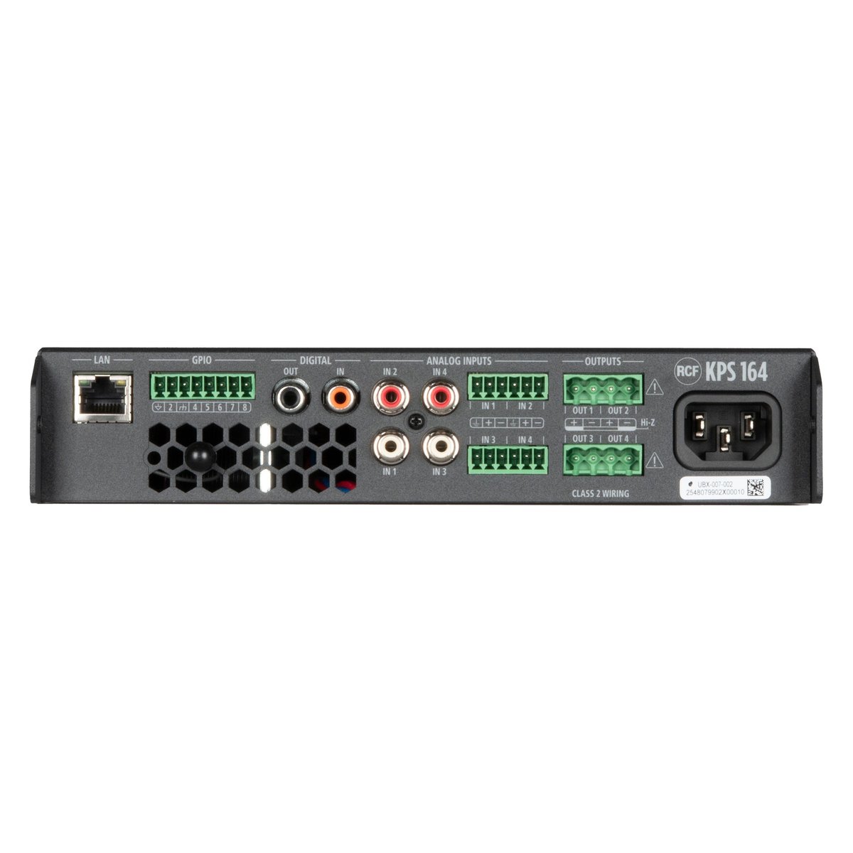 RCF KPS 164 4-Channel Install Amplifier with DSP - view 3