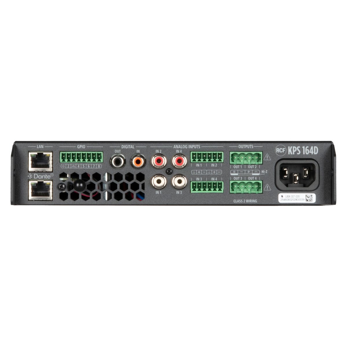 RCF KPS 164D 4-Channel Install Amplifier with DSP - view 3