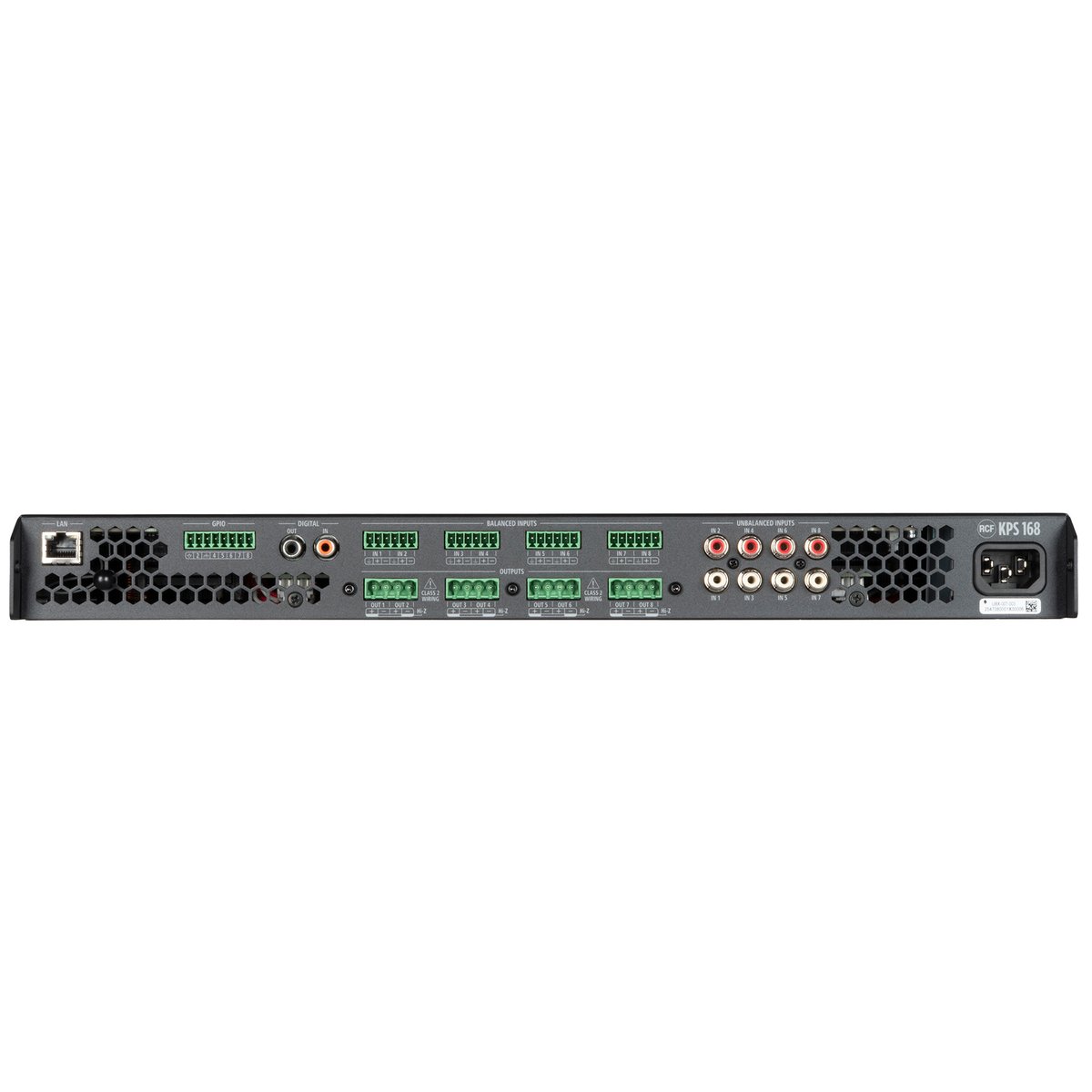 RCF KPS 168 8-Channel Install Amplifier with DSP - view 3