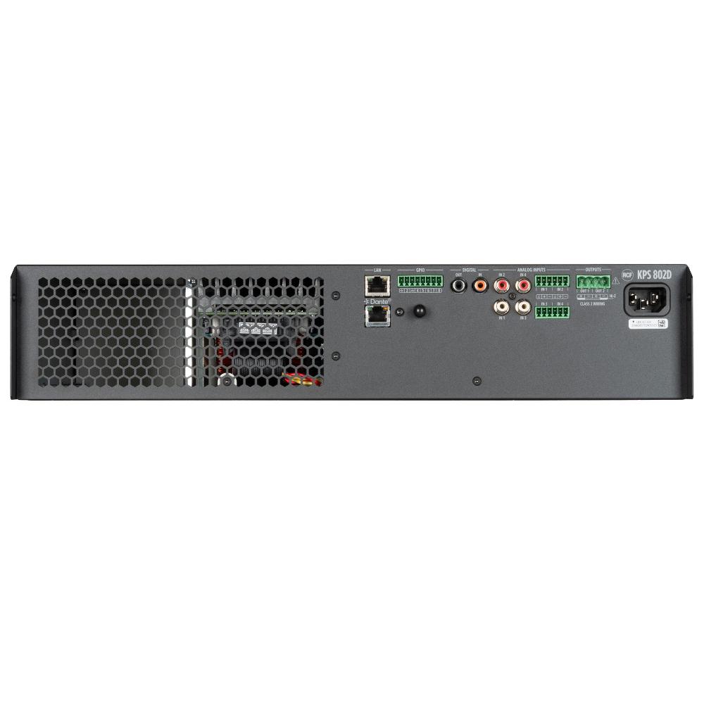 RCF KPS 802D 2-Channel DSP Amplifier with Dante - view 2