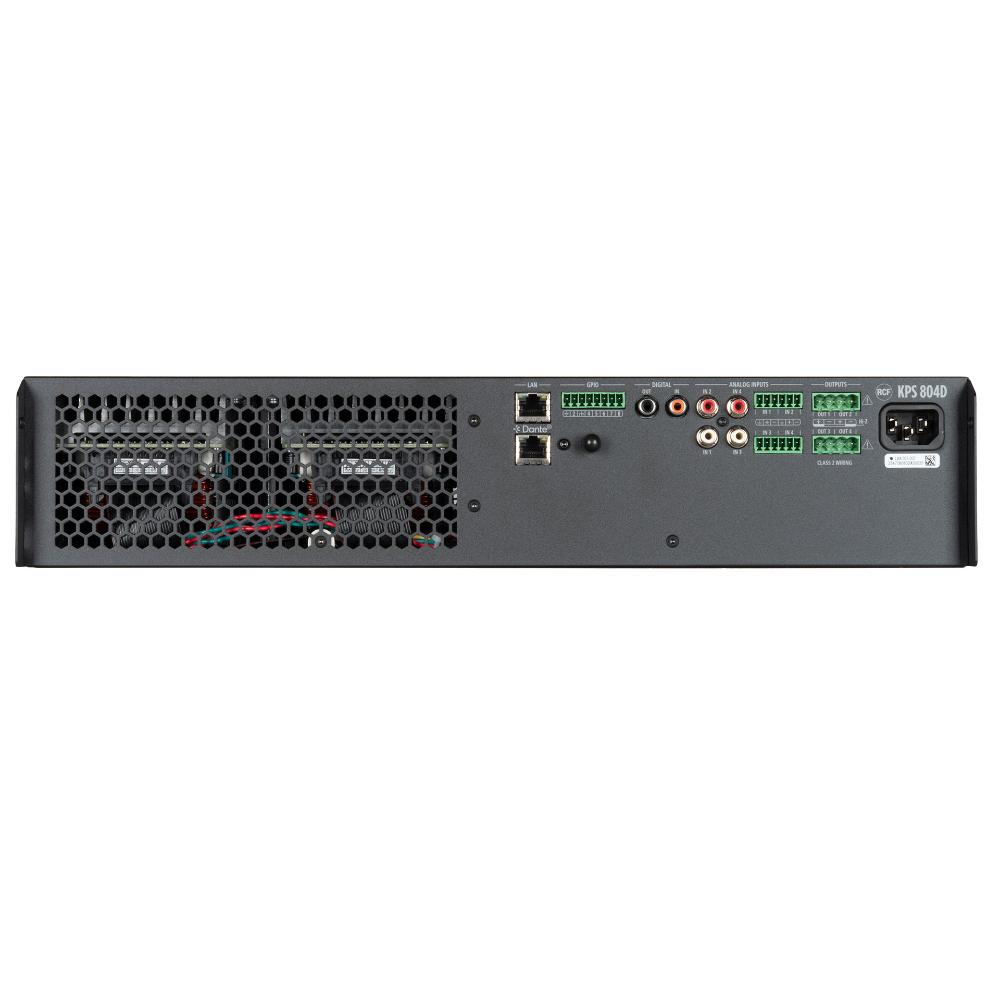RCF KPS 804D 4-Channel DSP Amplifier with Dante - view 2