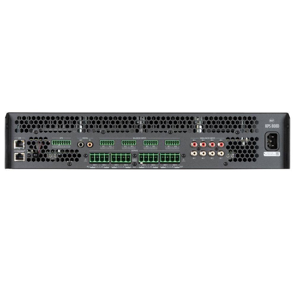 RCF KPS 808D 8-Channel DSP Amplifier with Dante - view 2