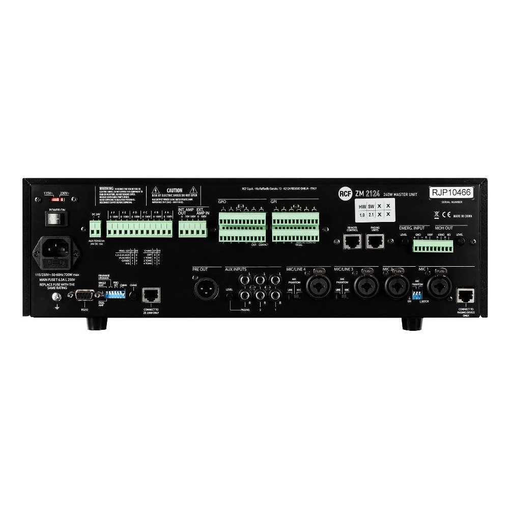 RCF ZM 2124 Amplifier - view 5