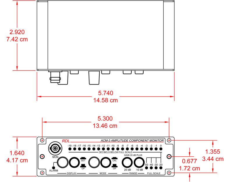 RDL ACM-3 Synchronous AM Noise Measurement / Amplitude Component Monitor - view 2