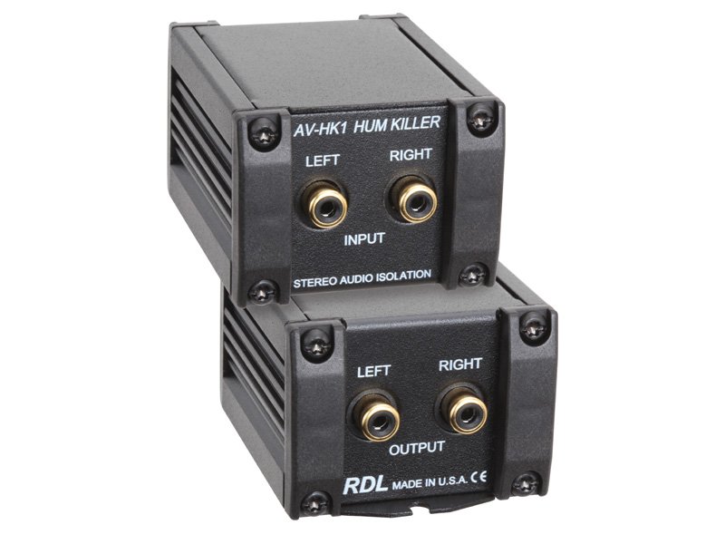 RDL AV-HK1 Stereo Transformer Isolation, Unbalanced High Impedance product image