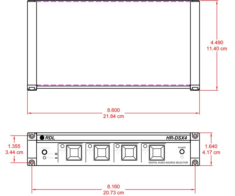 RDL HR-DSX4 - view 2