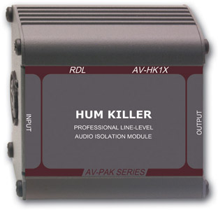 RDL AV-HK1X Mono Transformer Isolation for Balanced Line