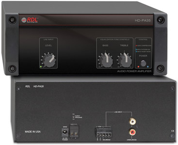 RDL HD-PA35 Compact Single-Zone Power Amplifier