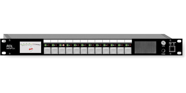RDL RM-MP12A Rack-Mount 12-Channel Audio Monitor Panel