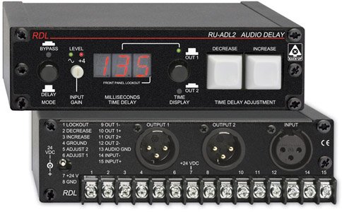 RDL RU-ADL2 DSP Dual-Output Audio Delay