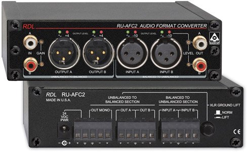 RDL RU-AFC2 Bi-Directional Consumer/Professional Stereo Format Converter