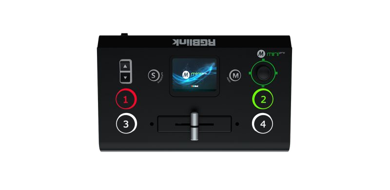 RGBlink mini-pro 4K Streaming Switcher with LCD and T-Bar product image