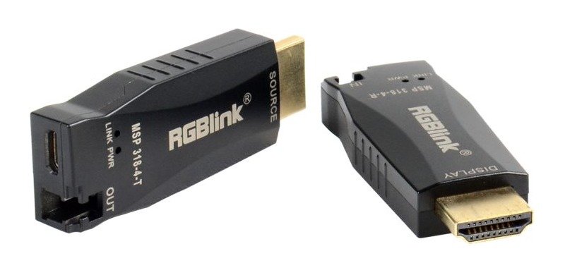 RGBlink MSP 318-4 Compact 4K HDMI Fiber Extender Set