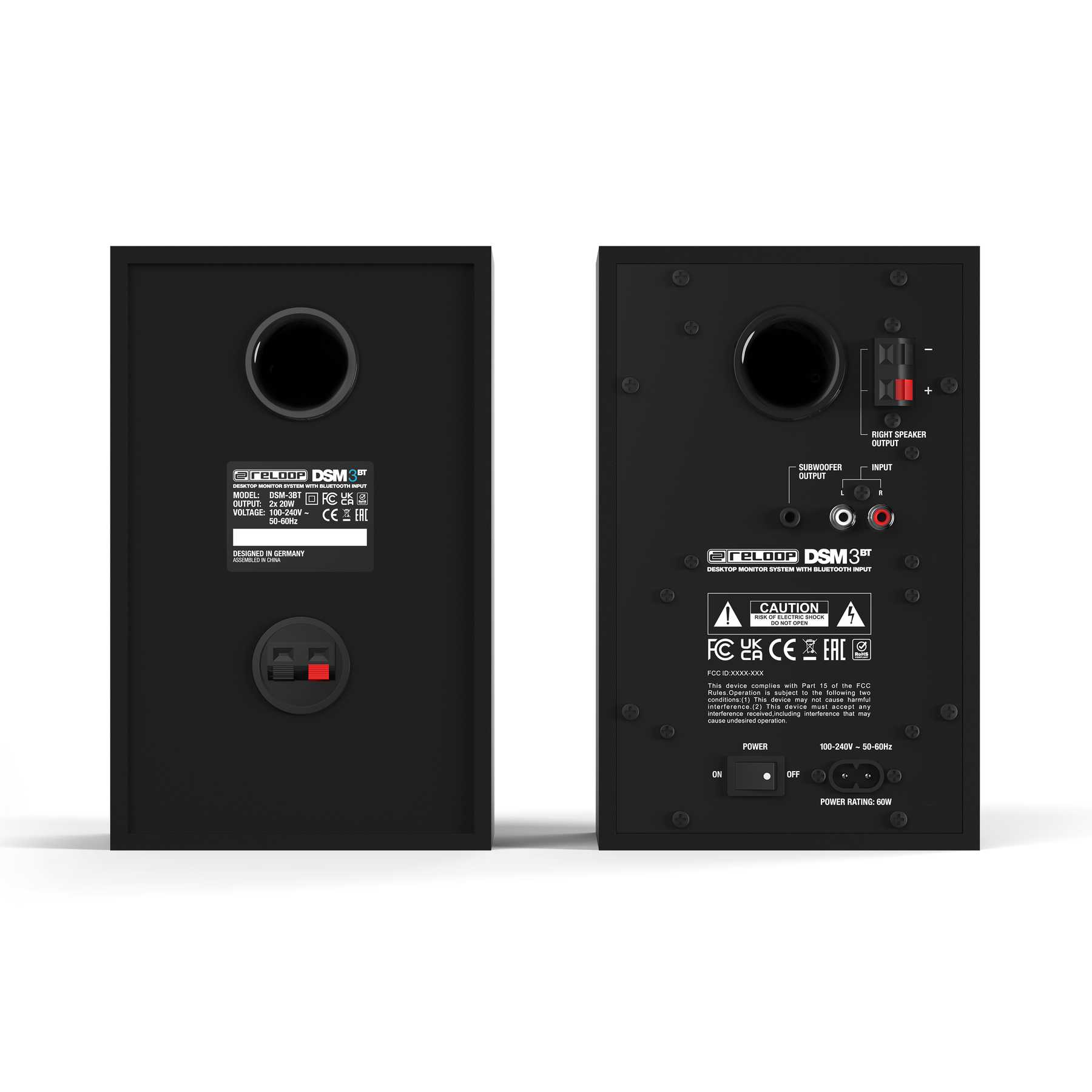 Reloop DSM-3 BT Active Desktop Monitor Pair - view 3
