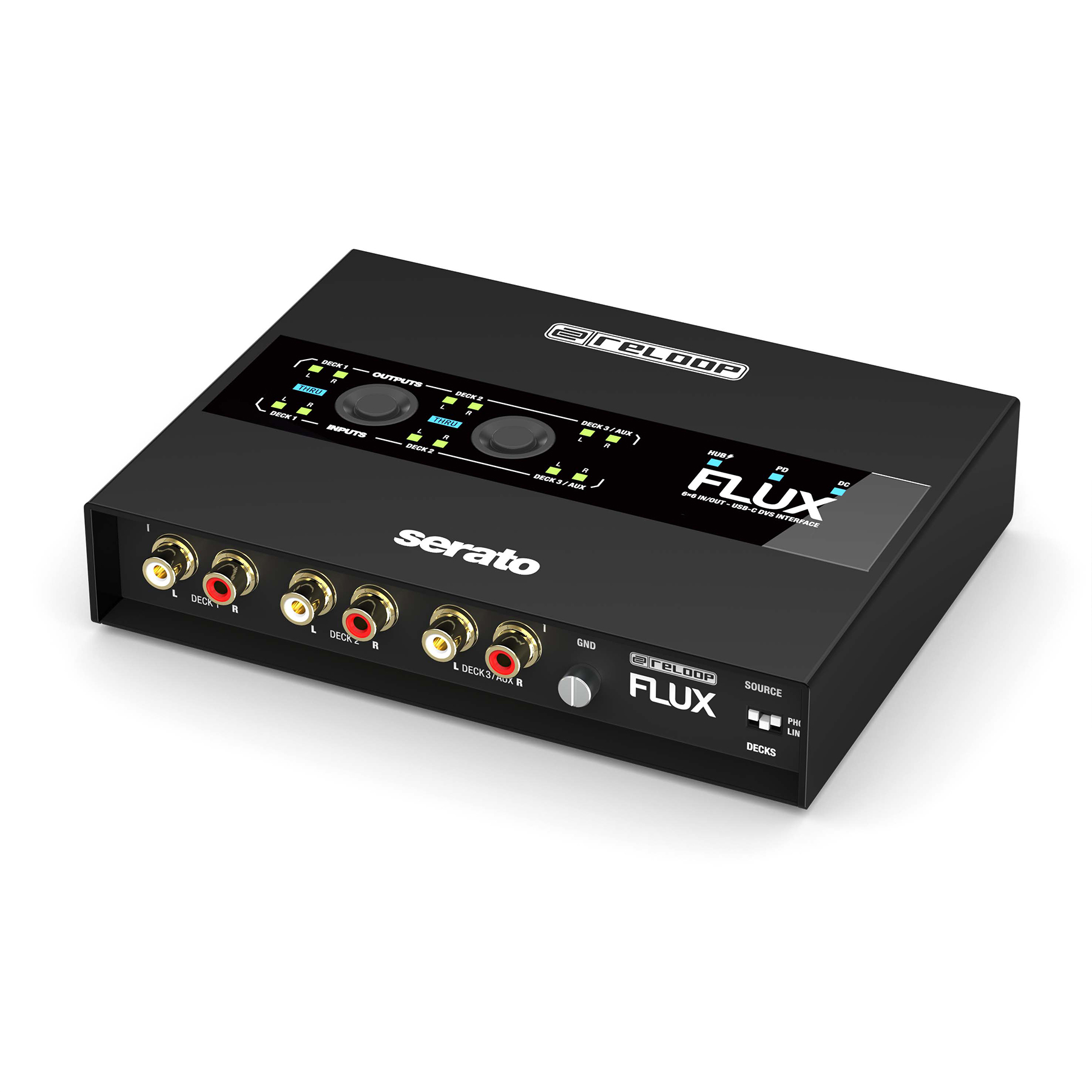 Reloop Flux 6x6 USB-C DVS Interface for Serato DJ Pro - view 2