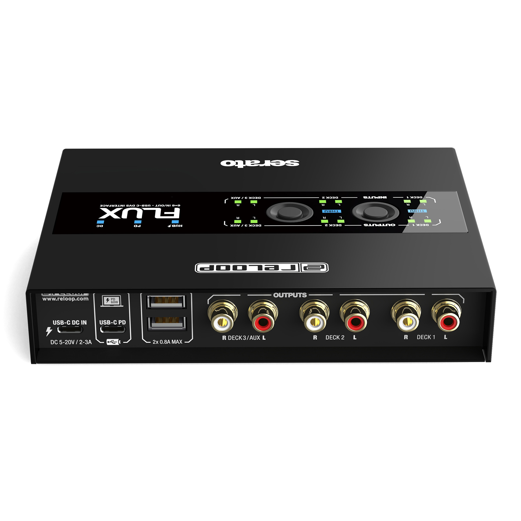 Reloop Flux 6x6 USB-C DVS Interface for Serato DJ Pro - view 3