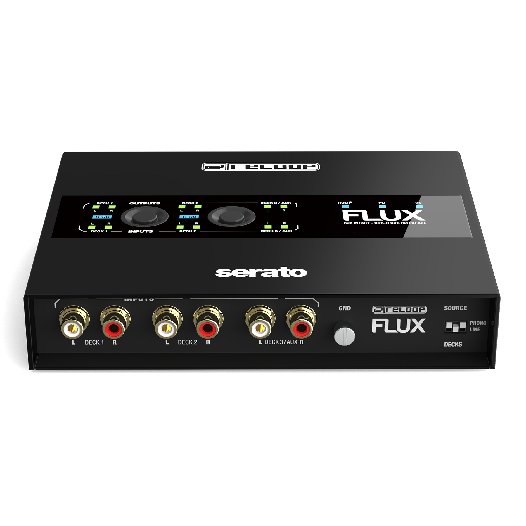 Reloop Flux 6x6 USB-C DVS Interface for Serato DJ Pro - view 4