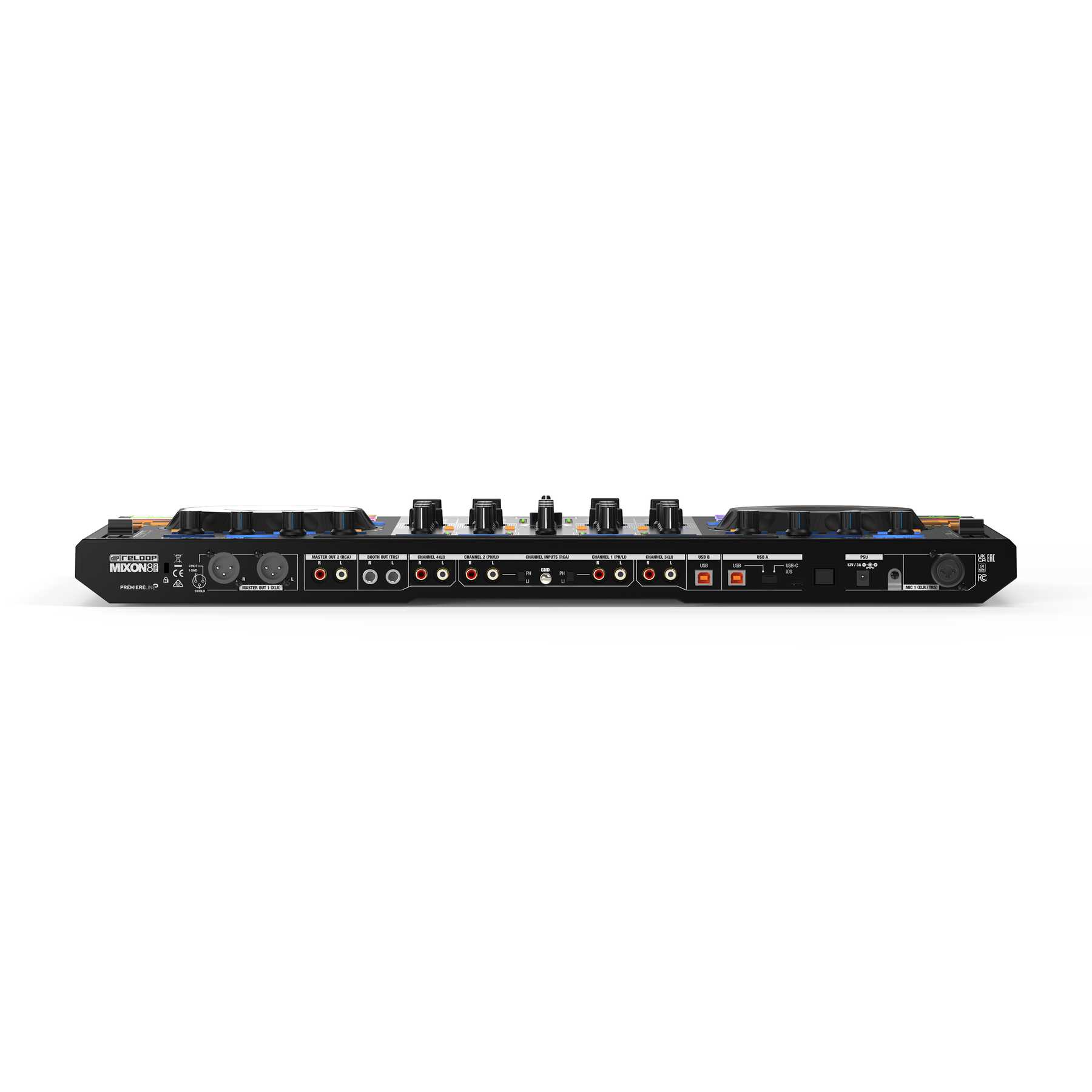 Reloop Mixon 8 Pro 4-Channel Hybrid DJ Controller - view 3