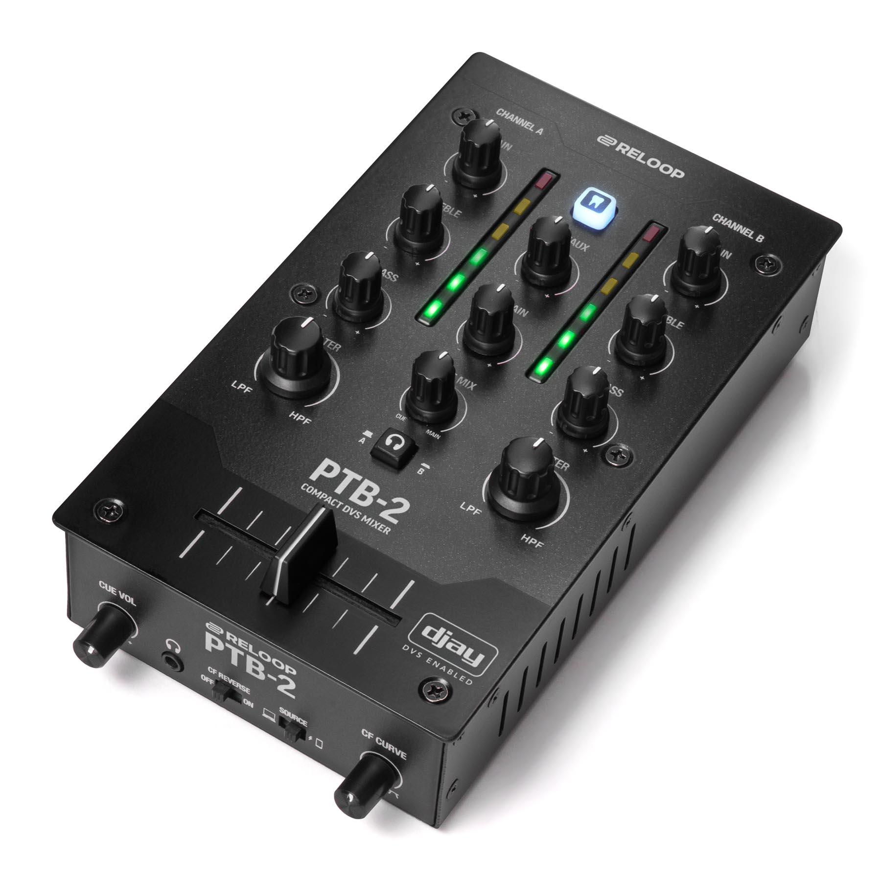 Reloop PTB-2 Portable DJ Mixer with DVS Interface - view 2