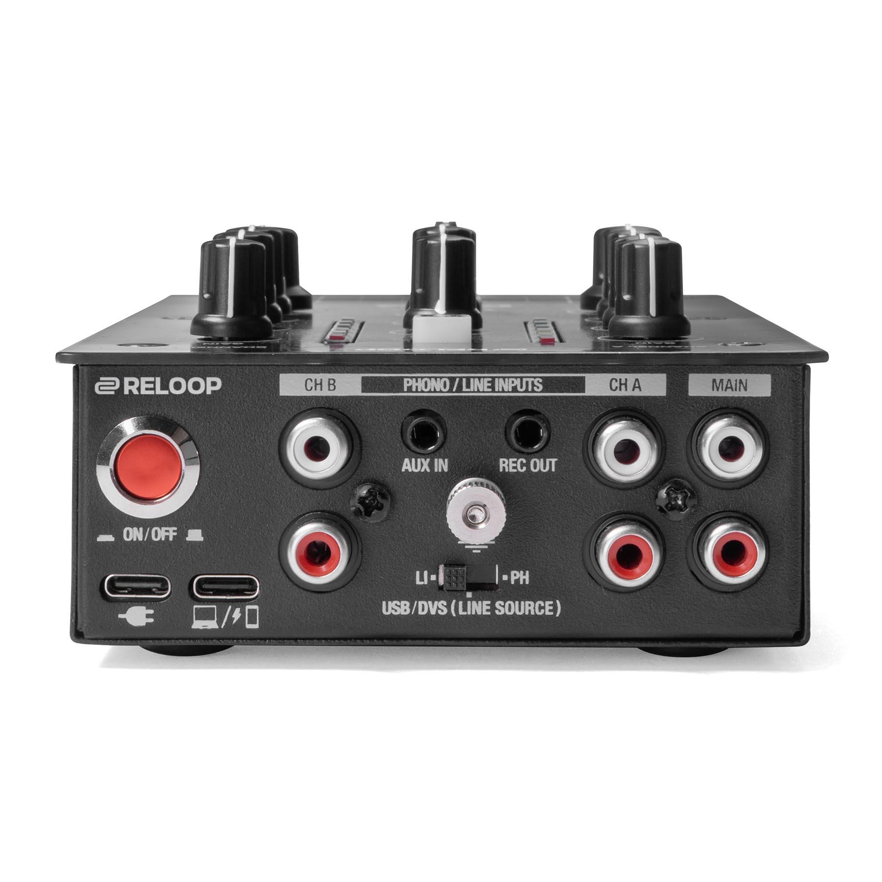 Reloop PTB-2 Portable DJ Mixer with DVS Interface - view 3