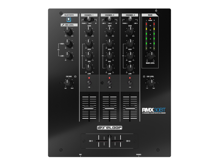 Reloop RMX-30 BT 3-Channel DJ Mixer with Bluetooth