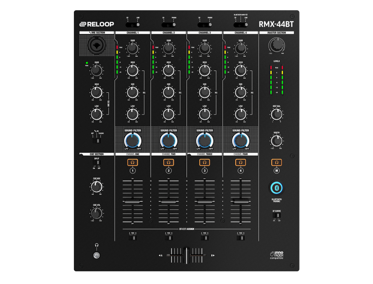 Reloop RMX-44 BT 4-Channel Club Mixer with Bluetooth