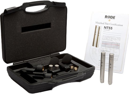 Rode NT55 Matched Pair Microphones