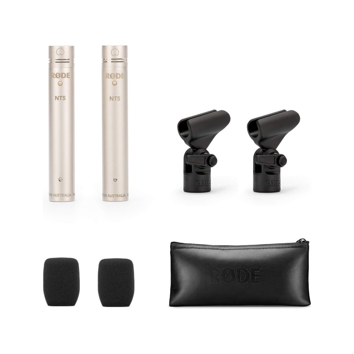 Rode NT5 Matched Pair Cardioid Studio Condenser Microphones product image