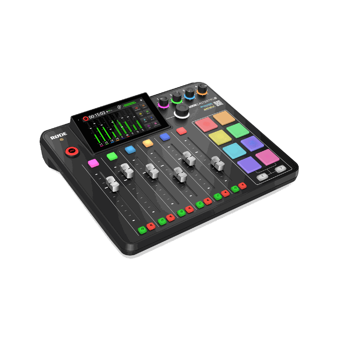 RODECaster Pro II Podcast Production Console - view 3