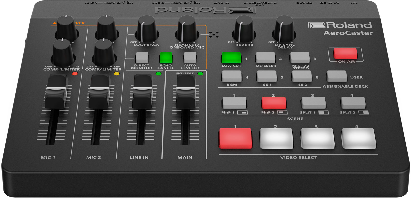 Roland VRC-01 AeroCaster AV Streaming Mixer - view 2