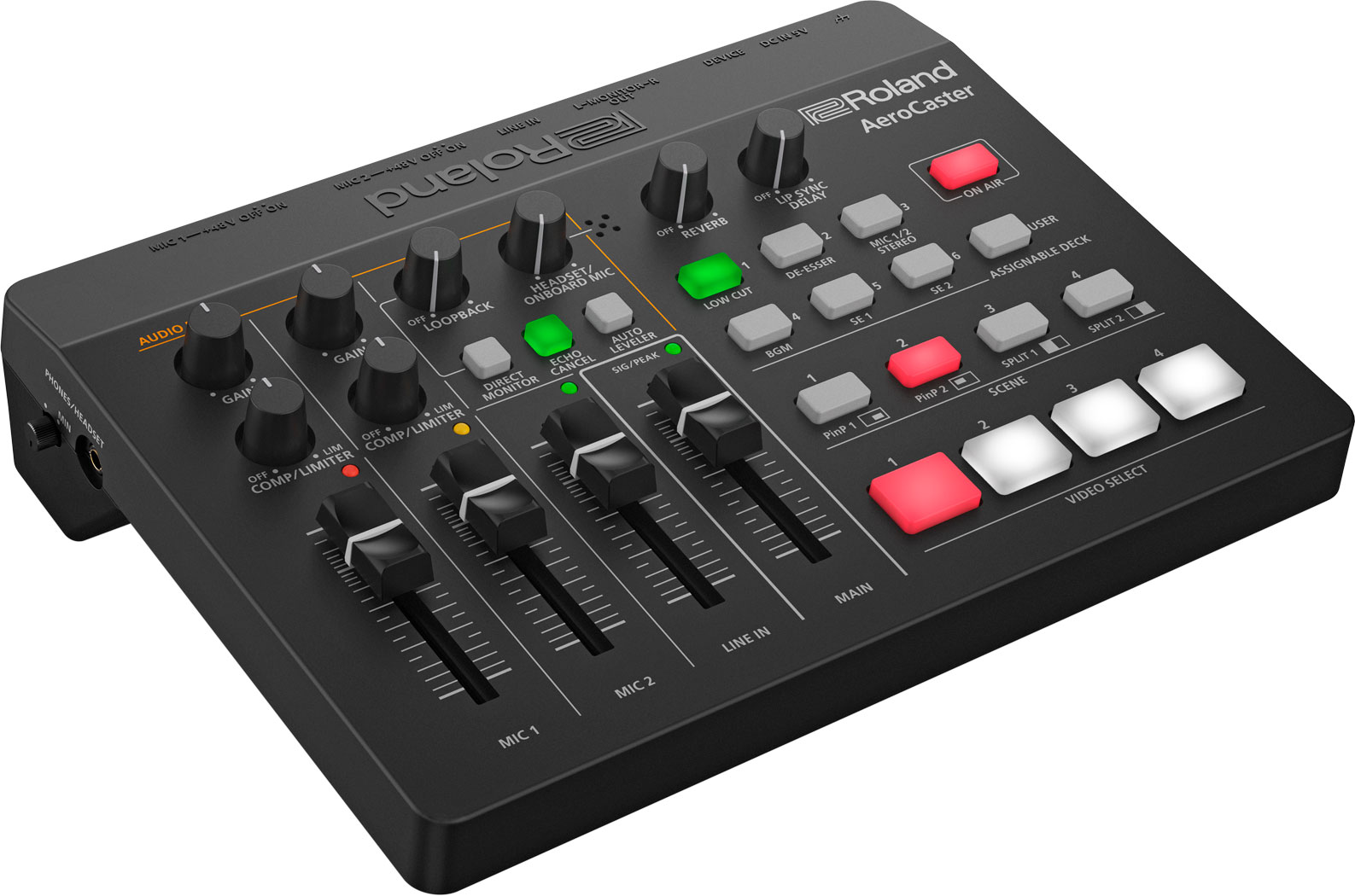 Roland VRC-01 AeroCaster AV Streaming Mixer - view 4